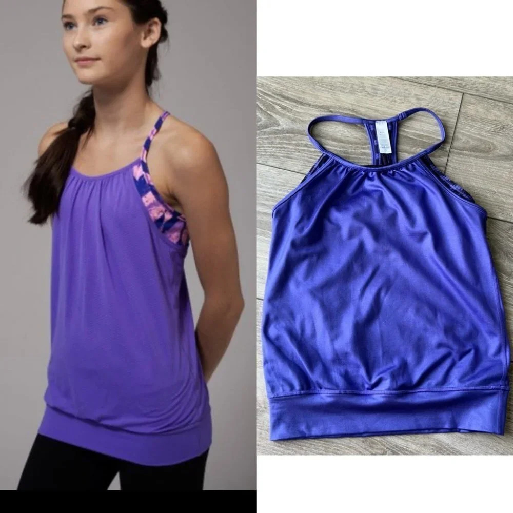 Ivivva by Lululemon Purple Double Dutch Tank Top